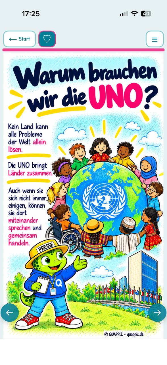 QUAPPIZ-Wissenshappen: Warum brauchen wir die UNO?