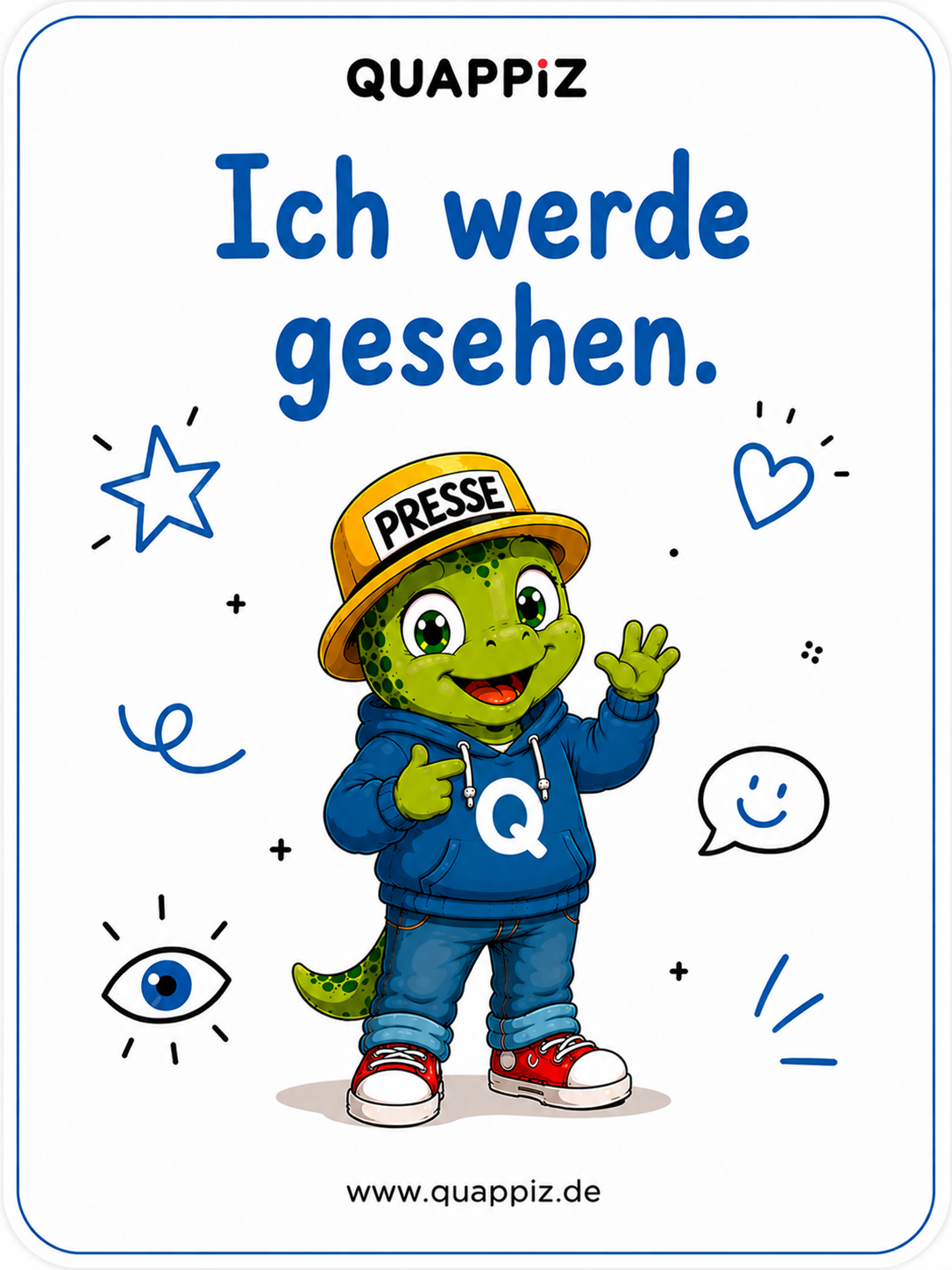Mutmacherkarte: Ich werde gesehen