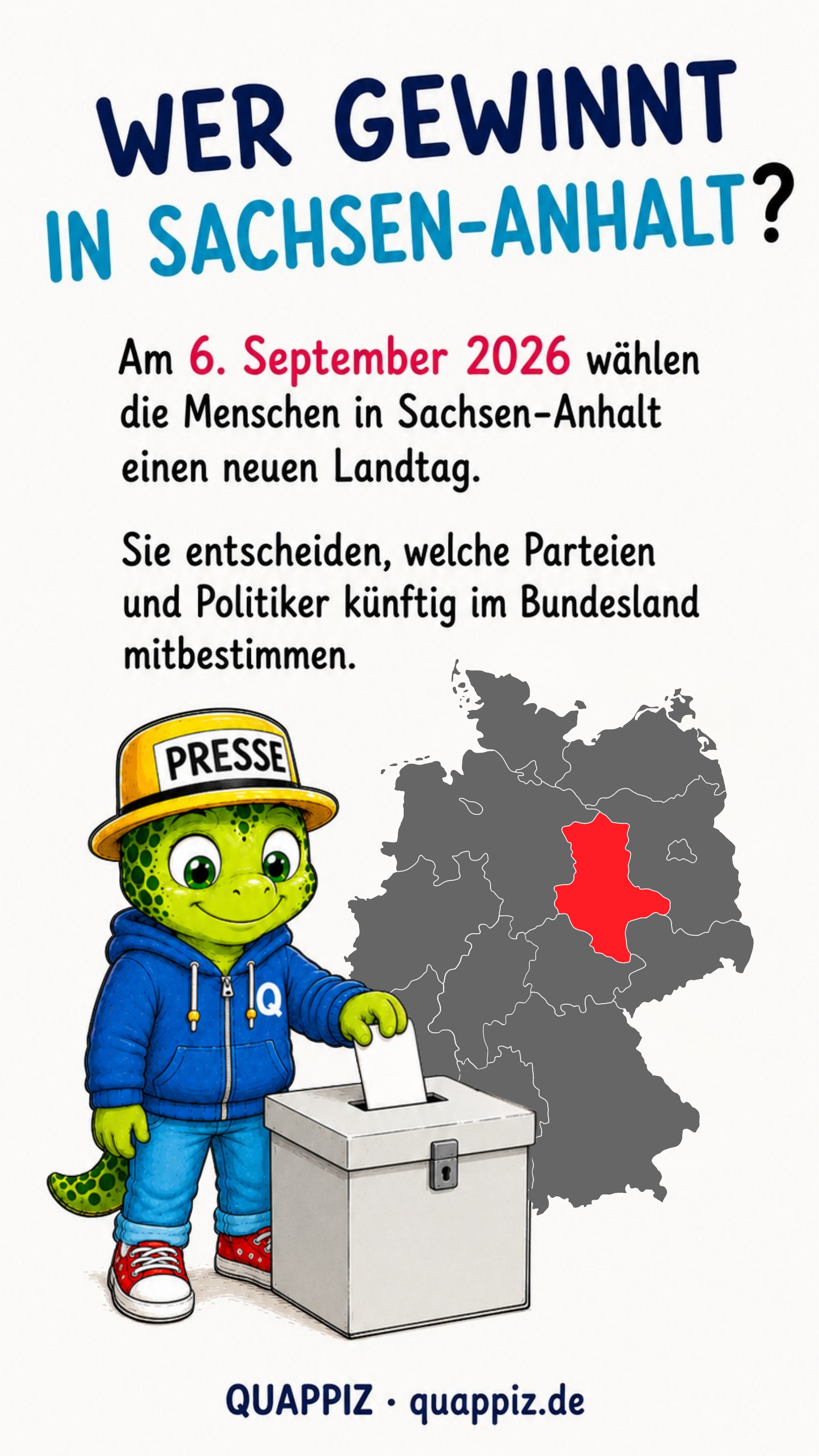 Innenseite der QUAPPIZ-Beispielausgabe zur Landtagswahl